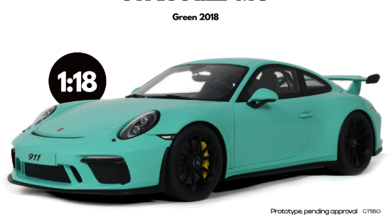 Immagine di PORSCHE 911 [991.2]
GT3 2018 GREEN 1:18