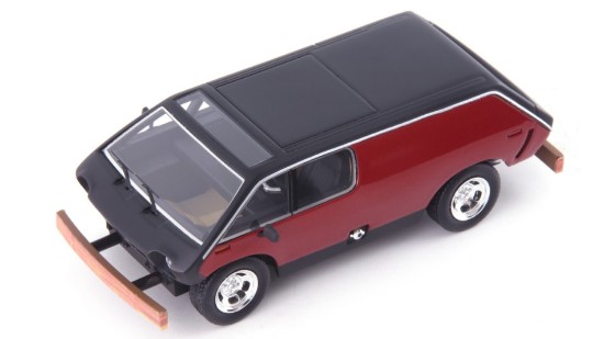 Immagine di BRUBAKER BOX VAN 1972 RED-BLACK 1:43