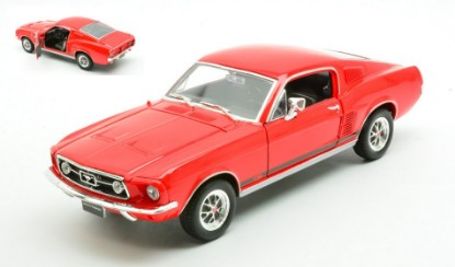 Immagine di FORD MUSTANG GT FASTBACK 1967 RED 1:24-27