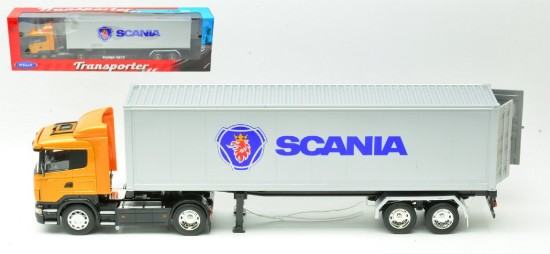 Immagine di SCANIA R470 W/TRAILER ORANGE/SILVER 1:32