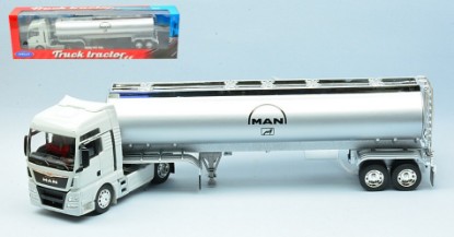 Immagine di MAN TGX XXL TRACTOR CREAM W/SILVER OIL TANKER 1:32