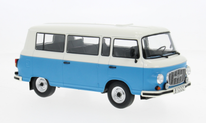 Immagine di BARKAS B-1000 BUS 1970 LIGHT BLUE/WHITE 1:24