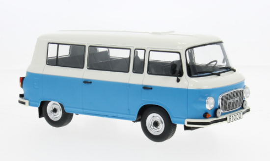 Immagine di BARKAS B-1000 BUS 1970 LIGHT BLUE/WHITE 1:24