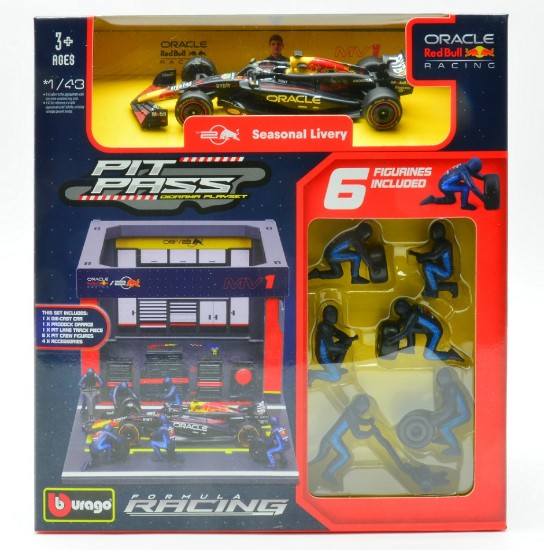 Immagine di PIT STOP SET RED BULL RB19 N.1 MAX VERSTAPPEN 2023 1:43