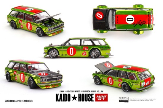 Immagine di DATSUN 510 WAGON OG FLO 1969 YELLOW 1:64
