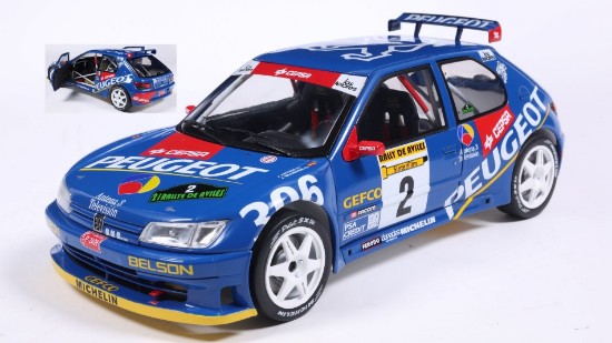Immagine di PEUGEOT 306 MAXI N.2 RALLY DE AVILÈS 1997 ASCONA-BILLMAIER 1:18