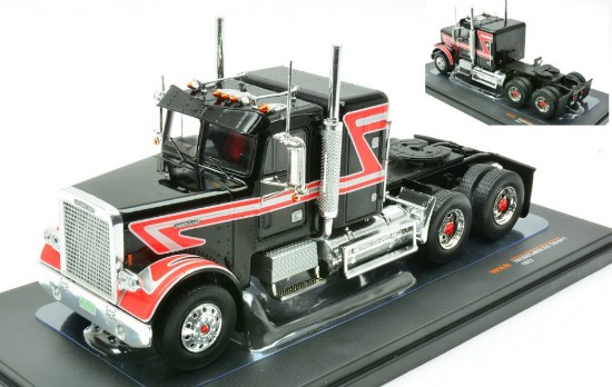 Immagine di FREIGHTLINER FLC 120 64 T 1977 BLACK/RED 1:43