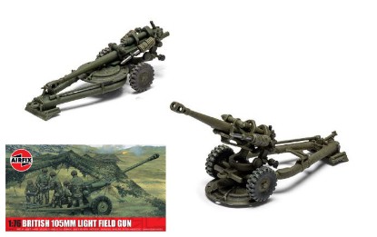 Immagine di BRITISH 105mm LIGHT FIELD GUN KIT 1:76