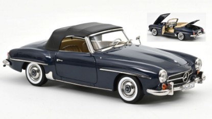Immagine di MERCEDES 190 SL 1957 MIDDLE BLUE 1:18