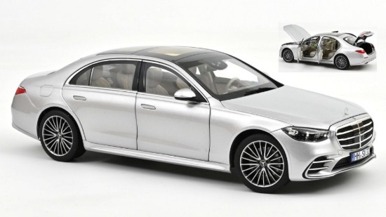 Immagine di MERCEDES-BENZ S-CLASS AMG-LINE 2021 BRILLANT SILVER 1:18