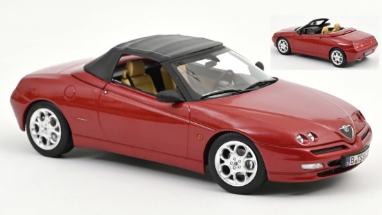 Immagine di ALFA ROMEO SPIDER 1999 PROTEO RED METALLIC 1:18