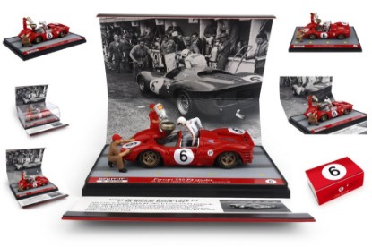 Immagine di FERRARI 330 P4 SPYDER N.6 6H BRANDS HATCH 1967 AMON-STEWART LIM.200 1:43