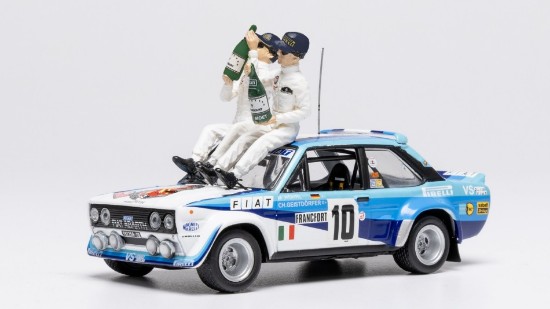 Immagine di FIAT 131 ABARTH N.10 RALLY MONTE CARLO 1980 W/FIG.ROHRL-GEISTDORF.1:43