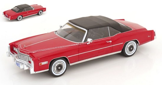 Immagine di CADILLAC ELDORADO CONVERTIBLE 1976 RED 1:18