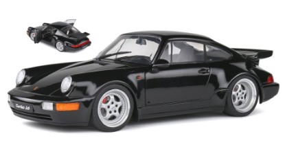 Immagine di PORSCHE 964 (964) 3.6 TURBO 1993 BLACK 1:18