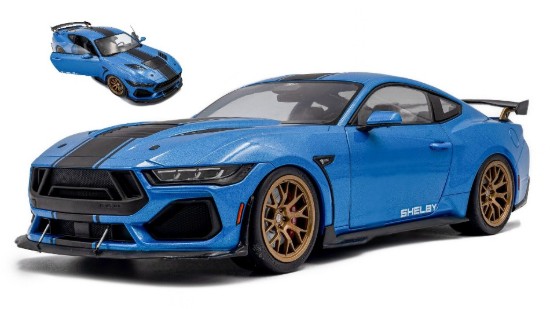 Immagine di SHELBY MUSTANG SUPER SNAKE 2025 MET.GRABBER BLUE 1:18