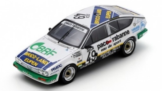 Immagine di ALFA ROMEO GTV 6 N.49 24 H SPA 1986 GILLESEN-G.CREMER-C.CREMER 1:43