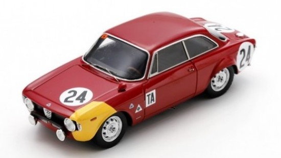 Immagine di ALFA ROMEO GIULIA SPRINT GTA N.24 24 H DAYTONA 1968 CELLA-ZECCOLI-BISCAL