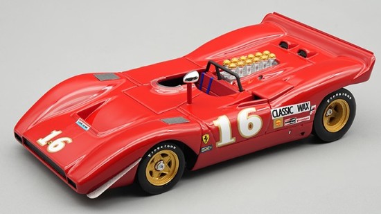 Immagine di FERRARI 612P CAN-AM N.16 3rd MID-OHIO 1969 C.AMON 1:43