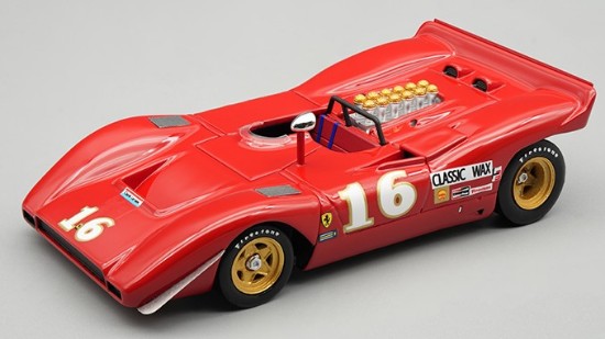 Immagine di FERRARI 612P CAN-AM N.16 3rd MID-OHIO 1969 C.AMON 1:43