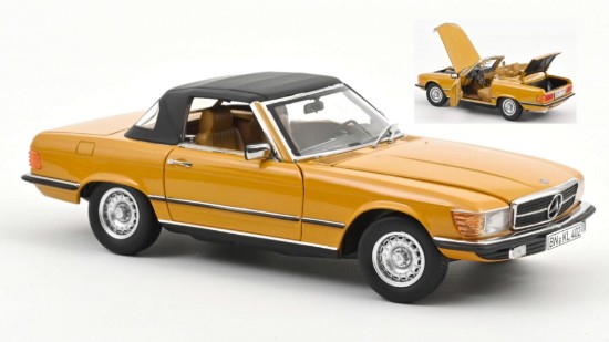 Immagine di MERCEDES-BENZ 450 SL 1975 CAYENNE ORANGE 1:18