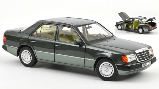 Immagine di MERCEDES-BENZ 230 E 1990 NIGHT GREEN METALLIC 1:18