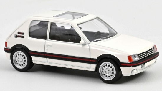 Immagine di PEUGEOT 205 GTi 1986 WHITE JET CAR 1:43