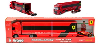 Immagine di IVECO S WAY 570 RACING TRANSPORTER W/ FERRARI SF-24 N.16 C.LECLERC 1:43