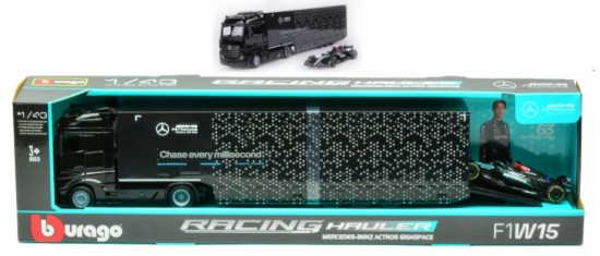 Immagine di MERCEDES ACTROS GIGASPACE W/F1 W15 N.63 G.RUSSELL 1:43
