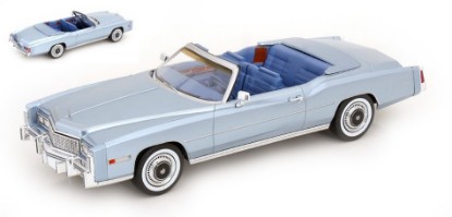 Immagine di CADILLAC ELDORADO CONVERTIBLE 1976 LIGHT BLUE 1:18