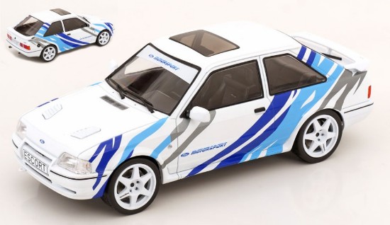 Immagine di FORD ESCORT MK IV RS TURBO S2 1990 WHITE/DECALS 1:18