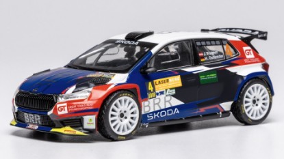 Immagine di SKODA FABIA RALLY2 N.4 LAVANTTAL RALLY 2024 J.WAGNER-H.OSTLENDER 1:43