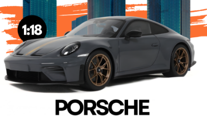 Immagine di PORSCHE 911 [992.2]
GT3 TOURING GREY 2025 1:18