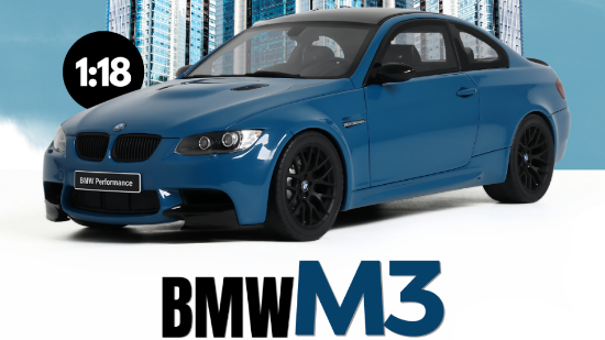 Immagine di BMW M3 E92 BLUE 2007 1:18