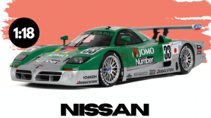 Immagine di NISSAN R390 GT1 LE
MANS 1998 GREEN 1998 1:18