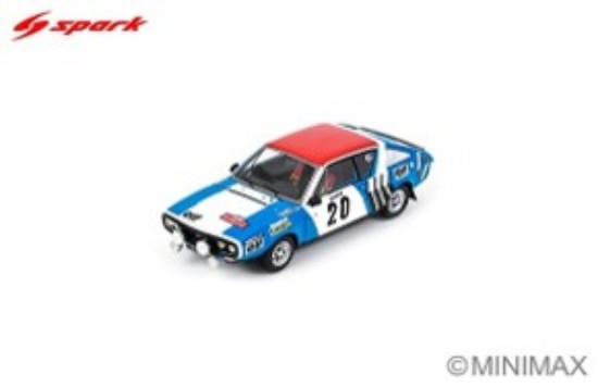Immagine di RENAULT 17 N°20 5ème Rallye Monte Carlo 1975 Piot-De Alexandris 1:43