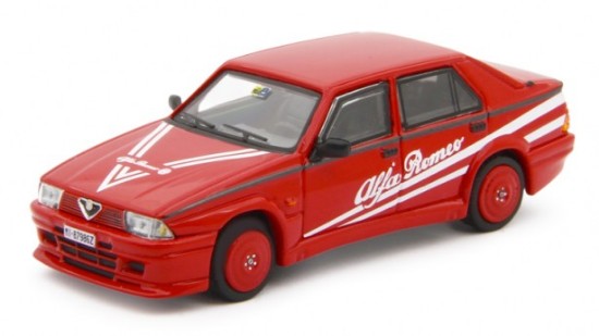 Immagine di ALFA 75 1.8i TURBO EVOLUZIONE 1987 RED/DECAL 1:64