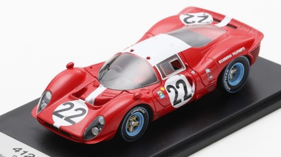 Immagine di FERRARI 412P N.22 LE MANS 1967 J.GUICHET-H.MULLER 1:43