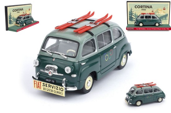 Immagine di FIAT 600 MULTIPLA 1a SERIE VII GIOCHI OLIMPICI CORTINA 1956 LIM.200 1:43