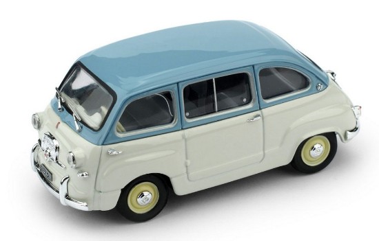 Immagine di FIAT 600 MULTIPLA 1^ SERIE 1956 AZZURRO CENERE/GRIGIO CHIARO 1:43