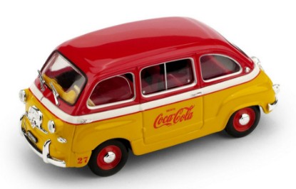Immagine di FIAT 600 MULTIPLA VEICOLO PUBBL.COCA COLA OLIMPIADI DI ROMA 1960 1:43