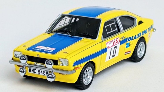 Immagine di OPEL KADETT GT/E MINTEX RALLY 1975 TANY FALL-MIKE WOOD 1:43