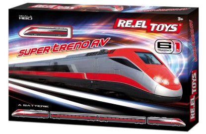 Immagine di TRENO SPER AV C/LUCI cm 136x58 A BATTERIA 1:160