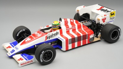 Immagine di TOLEMAN TG 184 1984 PORTOGALLO GP AYRTON SENNA W/DRIVER 1:18
