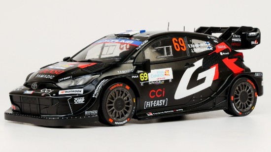 Immagine di TOYOTA GR YARIS N.69 RALLY1 ISLAS CANARIS 2025 ROVANPERA-HALTTUNEN1:18
