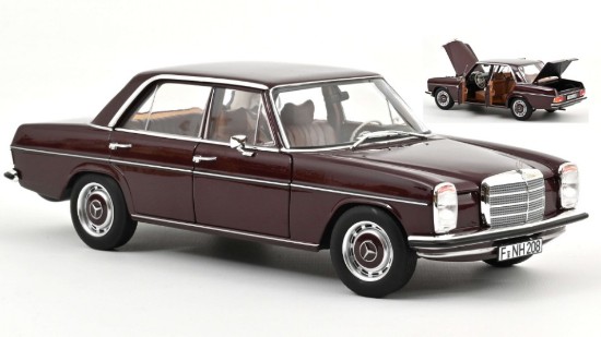 Immagine di MERCEDES 200 1968 DARK RED BROWN 1:18