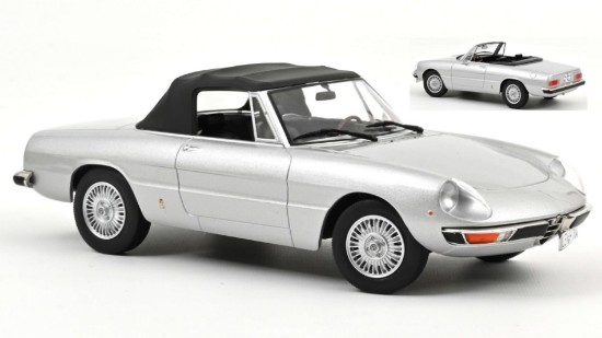 Immagine di ALFA ROMEO 2000 SPIDER 1973 SILVERGREY METALLIC 1:18