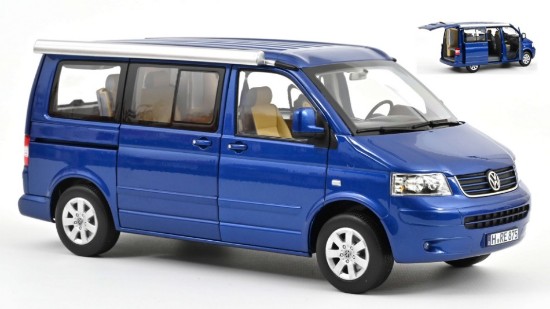 Immagine di VW CALIFORNIA 2003 RAVENNA BLUE METALLIC 1:18