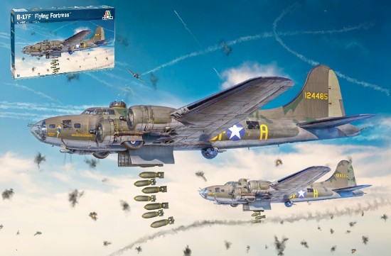 Immagine di B-17F FLYING FORTRESS KIT 1:72