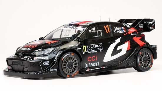 Immagine di TOYOTA GR YARIS N.17 RALLY1 RALLY MONTE CARLO 2025 OGIER-LANDAIS 1:18
